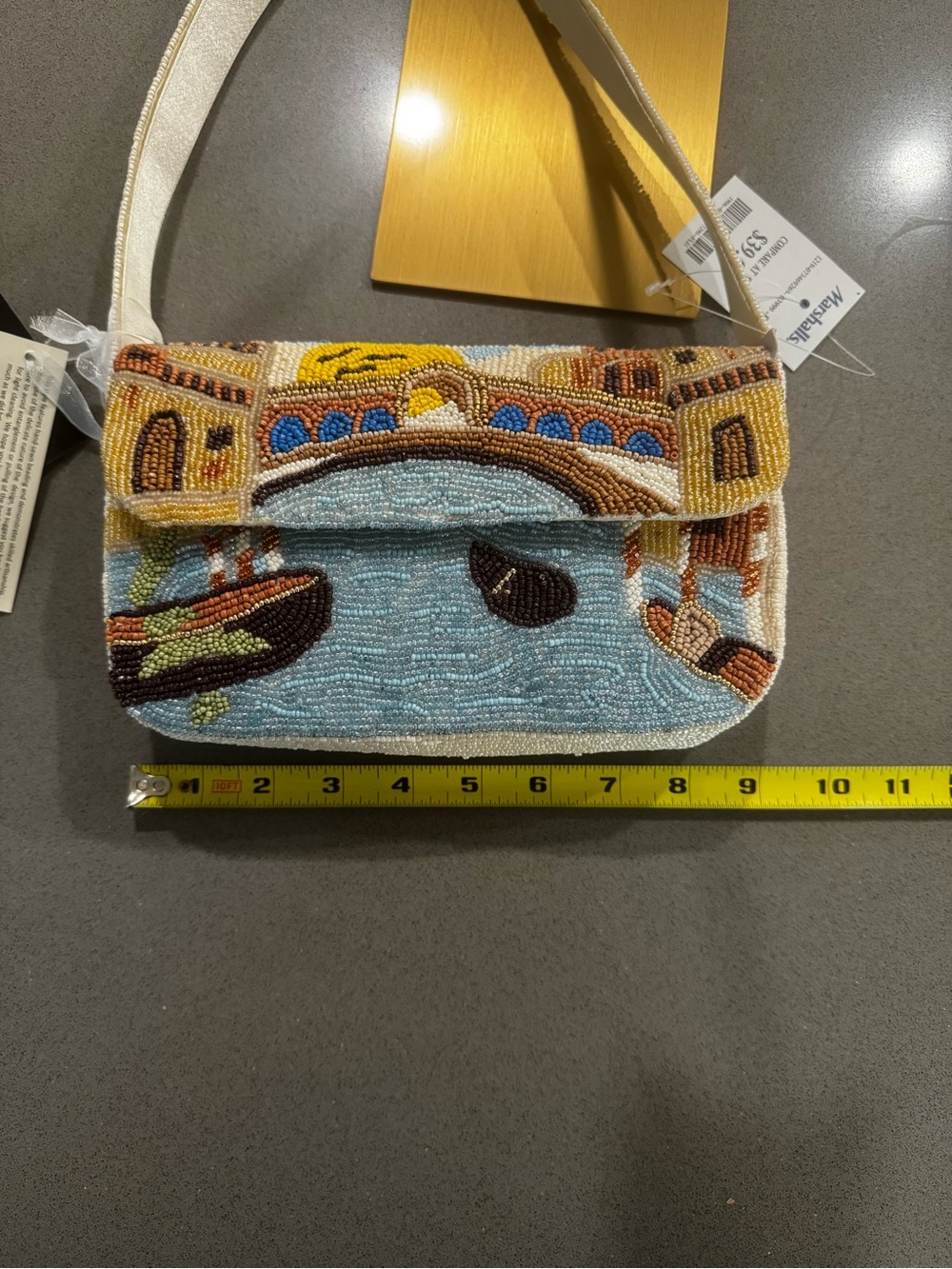 VIRAL Beaded Venice Scene Shoulder Bag - Picture 3 of 3